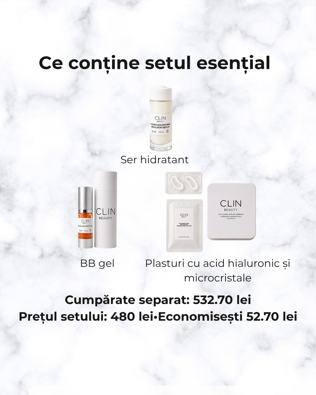 Setul Esențial Clin Beauty